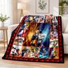 Naruto Flannel Throw Blanket Soft Warm Cozy For Sofa Bed Indoor Home Bedroom Use