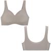 Triumph Sloggi Zero Feel Bralette Half Top 2 Wireless Underwear 3092 LL Women's (Coffee Sugar)