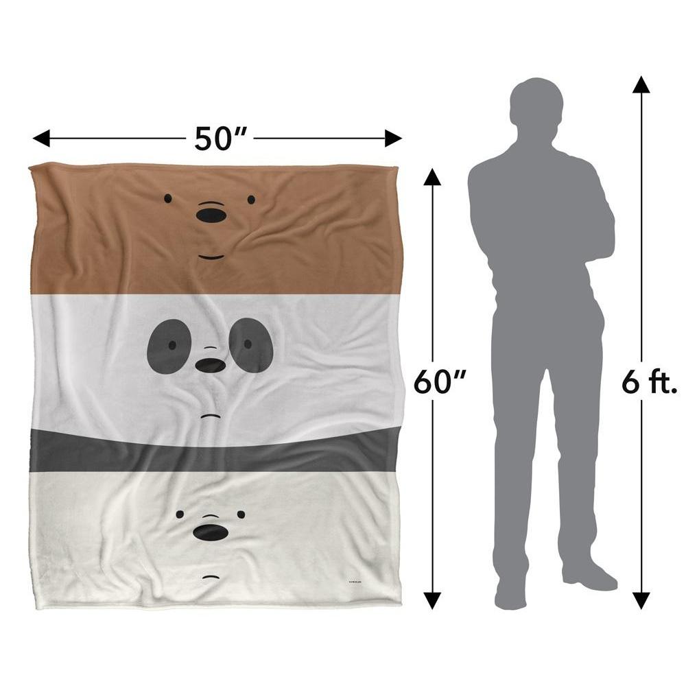 We Bare Bears Silky Stack Supersoft Blanket