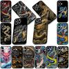 Cover for Apple iPhone 13 12 Mini XS 11 Pro Max 7 8 Plus XR SE 2022 2020 SE3 Coque Phone Case Fashion Ferocious Dragon Chinese
