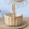 Double oval hand basket
