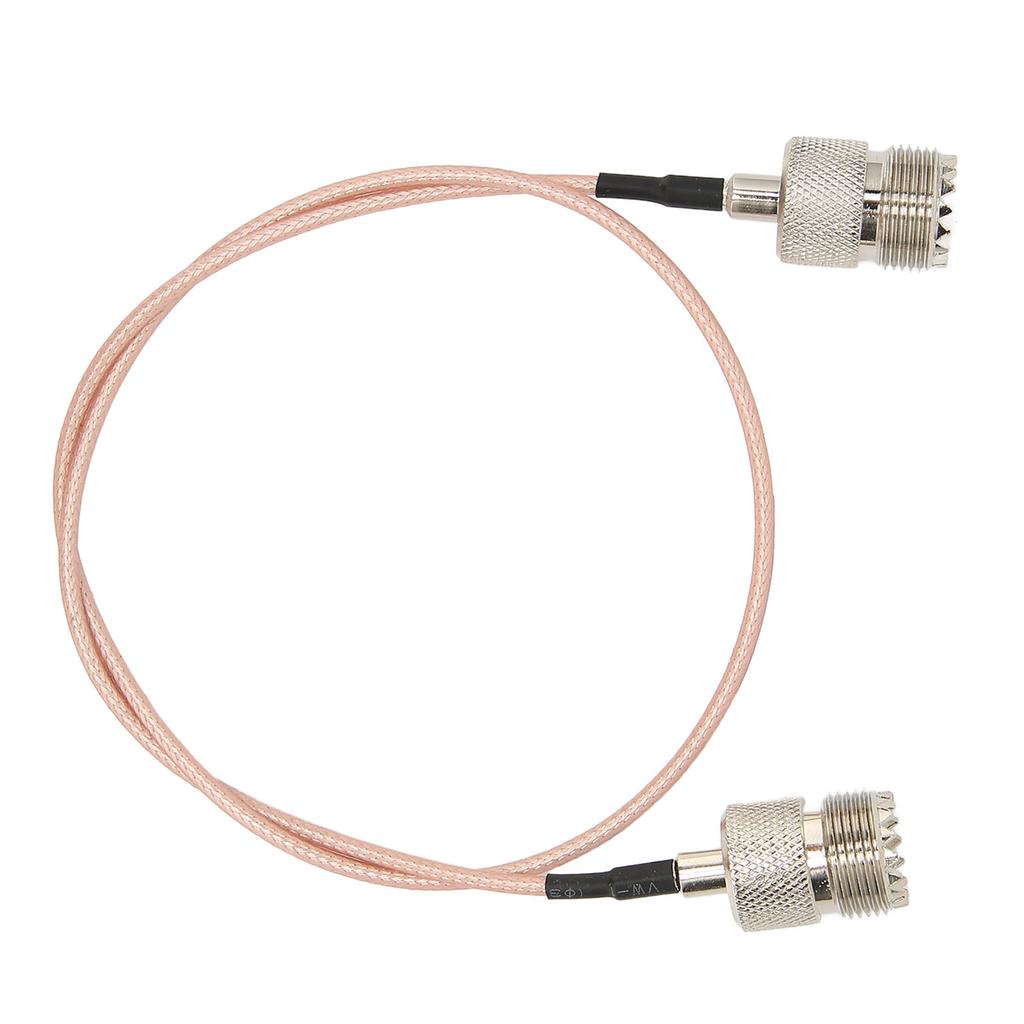 SO239 Head Feeder Cable 50cm Long SC316 Line Low Loss Coax Jumper Cable for Antenna Analyzer SWR Meter