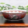 Waza no Kura Stylish Japanese Tableware Kutani Ware Bowl Yoraku Akae Ceramic High-End Brand Japanese Food Dishes Serving Bowl Made in Japan