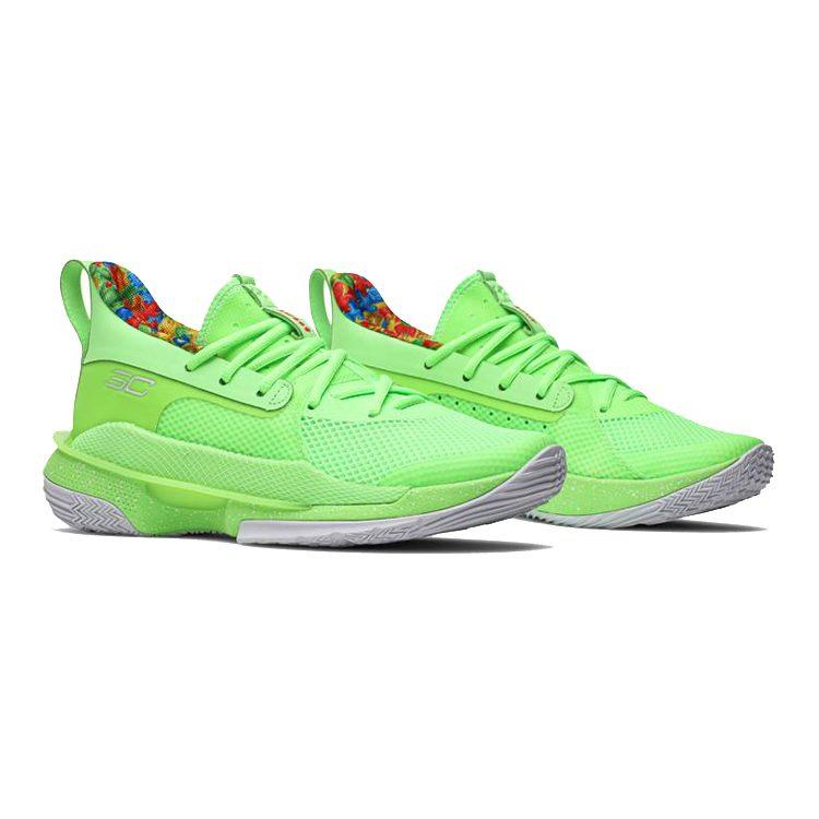 Under Armour Curry 7 Sour Patch Kids Lime GS 3022113-302