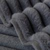Rabbit Plush Straight Strip Sofa Cover Thicken Simplicity Sofa Mat Couch Covers for Living Room Solid Color Anti-slip Couch Mat