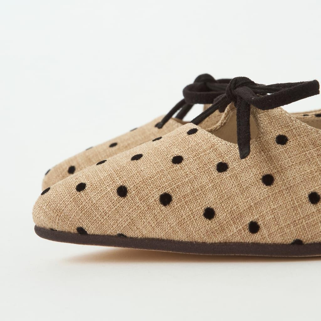 Low heel flat made in 185505400007 [Diana] shoes, Japan, beige, 21.5cm,