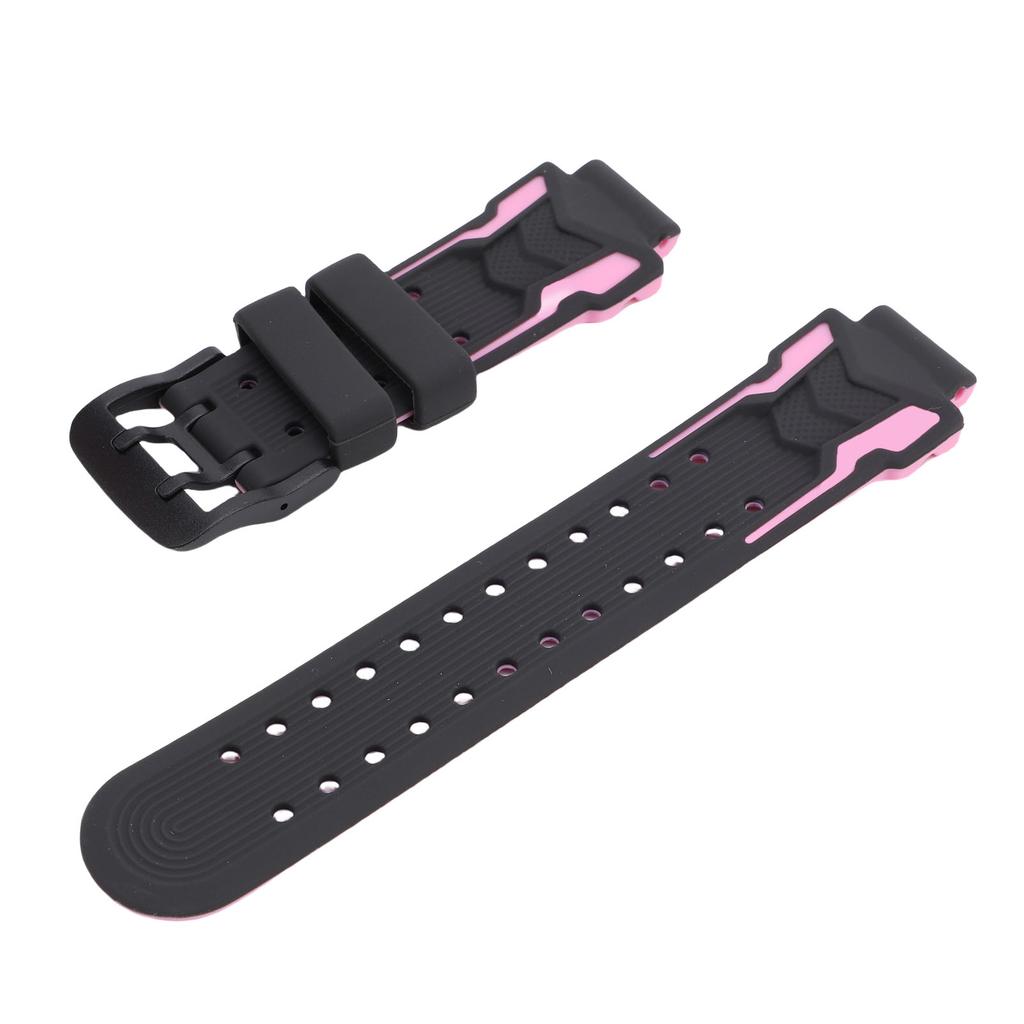 Kinder Smartwatch Armband Wasserdicht Hautfreundliches Silikon Smartwatch Ersatzarmband mit Edelstahlschnalle Rosé