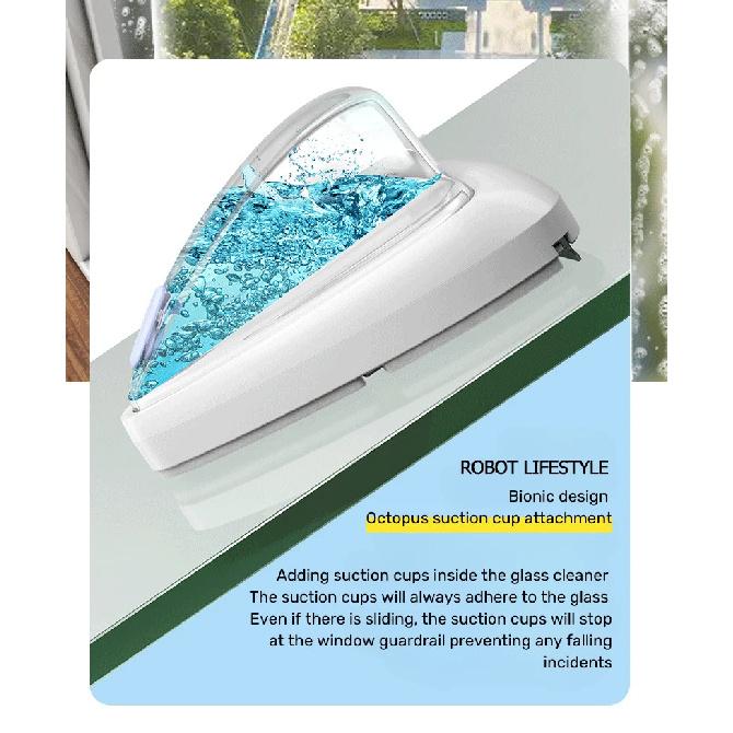 Magnet Windows Cleaner Automatic Drainage Wiper Glass Double Sided Window Washer Window Cleaner Brush Household Cleaning Tool