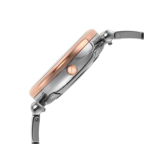Fossil CARLIE ES5156 Women's Watch in Silver and Pink Gold