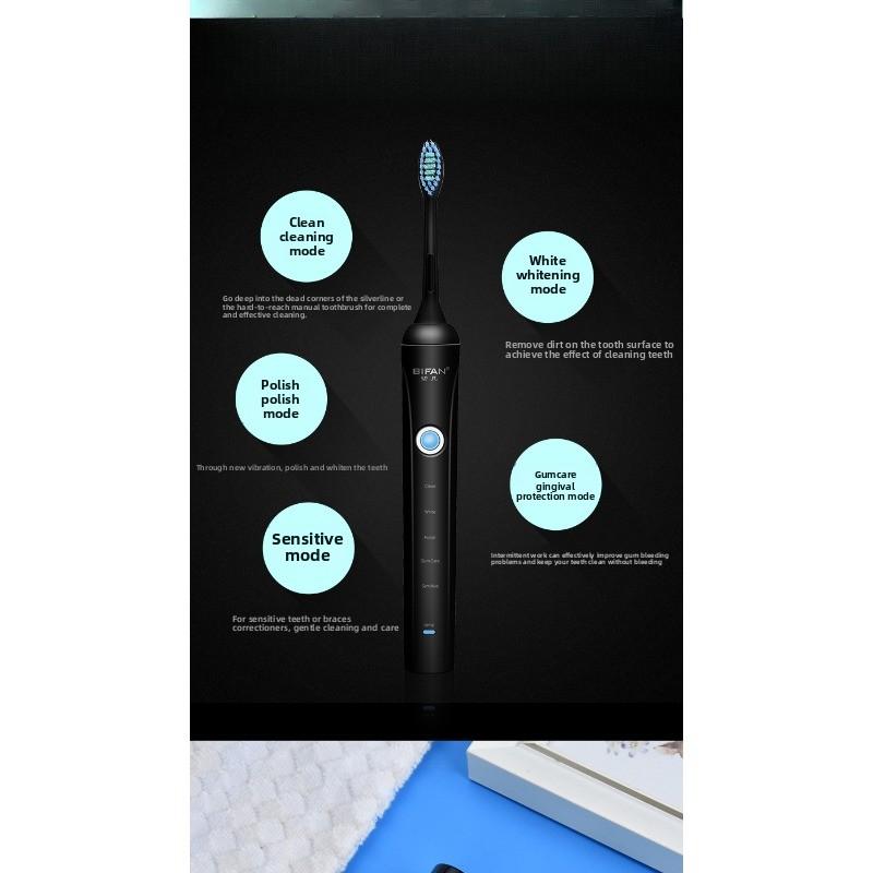 Electric Toothbrush Adult Induction Charging Sonic Smart Maglev Electric Toothbrush Juhuasuan
