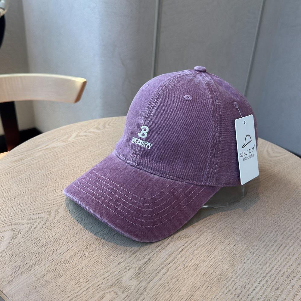 Designer original Sen Li deep top big head baseball cap men and women simple and versatile face small sunscreen cap
