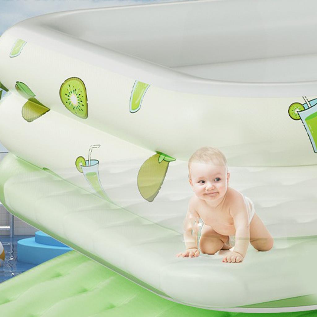 PVC Verdickung Schwimmbecken Cartoon Muster PVC Aufblasbar Bräunungspool Familie Outdoor Spielpool Platzsparend