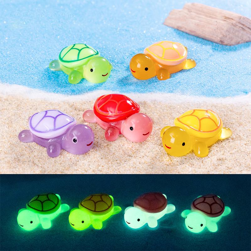 Mini Cartoon Luminous Turtle Blind Bag Turtle Randomturtle Ornament Diy Pendants Car And Home Ornaments S/L Size
