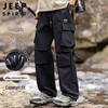 JEEP SPIRIT Men's Multi-Pocket Outdoor Cargo Pants
