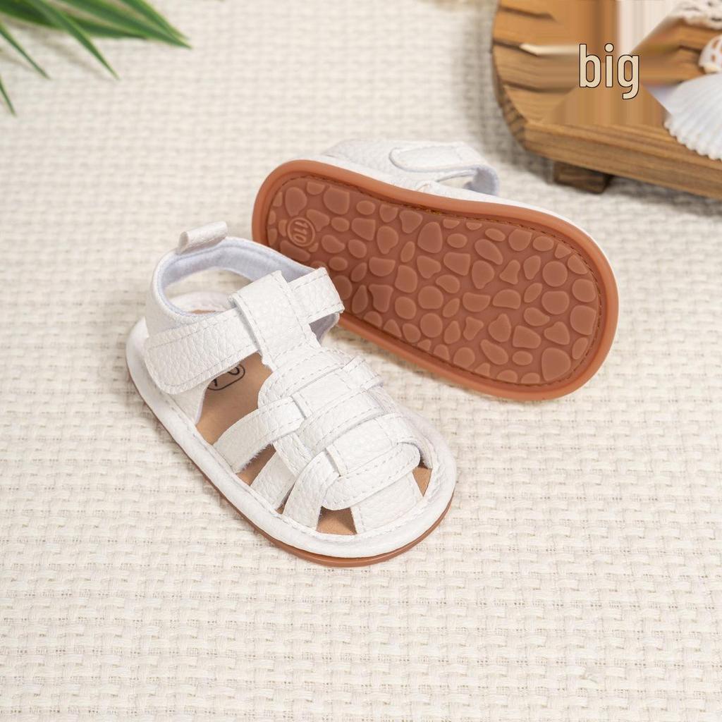 Infant Non-Slip Breathable Velcro Sandals for 0-1 Year Olds