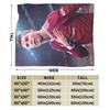C Ronaldos Football Soccer Blankets  Flannel Funny Breathable Throw Blankets for Home  Winter
