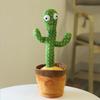 New Creative Swing Twisted Electric Funny Doll Chidlren Plush Musical Toys Dancing Cactus Dance Toy Kids 120 Songs Gifts  Well Made