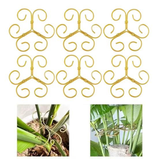 1/3/6Pcs Plant Stem Support Holder Heavy Duty Indoor Outdoor Monstera Plant Support Rack Growing Climbing Plants Fixing Stabilization Clamp