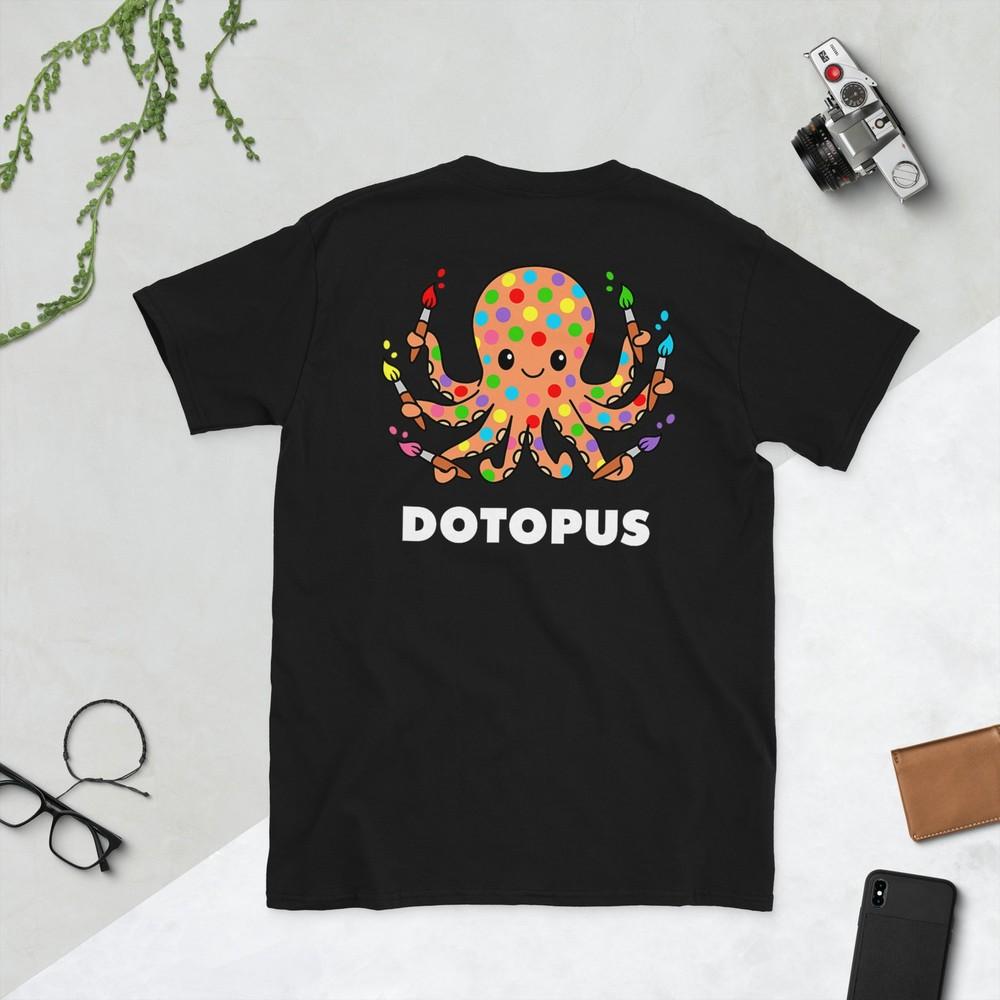 

Happy Dot Day Octopus Dotopus Funny Pun Animal T-Shirt XL