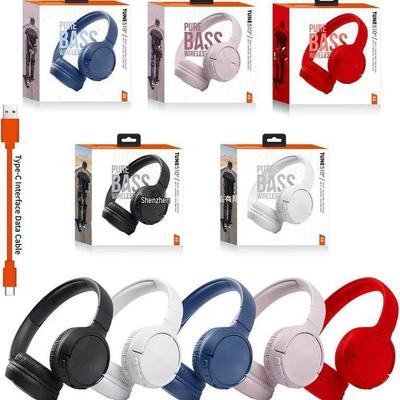 אוזניות בלוטות' אלחוטיות Over-Ear TUNE510BT חוצות גבולות עם בס לספורט ומשחקים