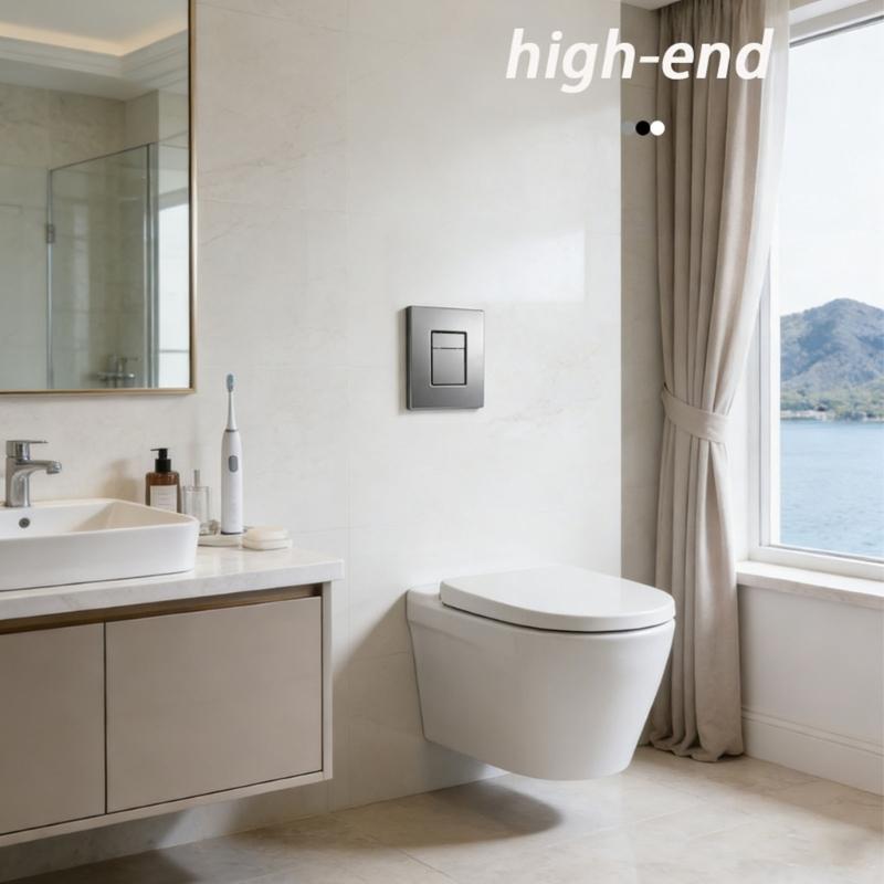 Modern Wall Hung Toilet GD2 Tank Panel 38732/38966 with ABS Component Wall Mounted Toilet Tank Cover Panel for GD2