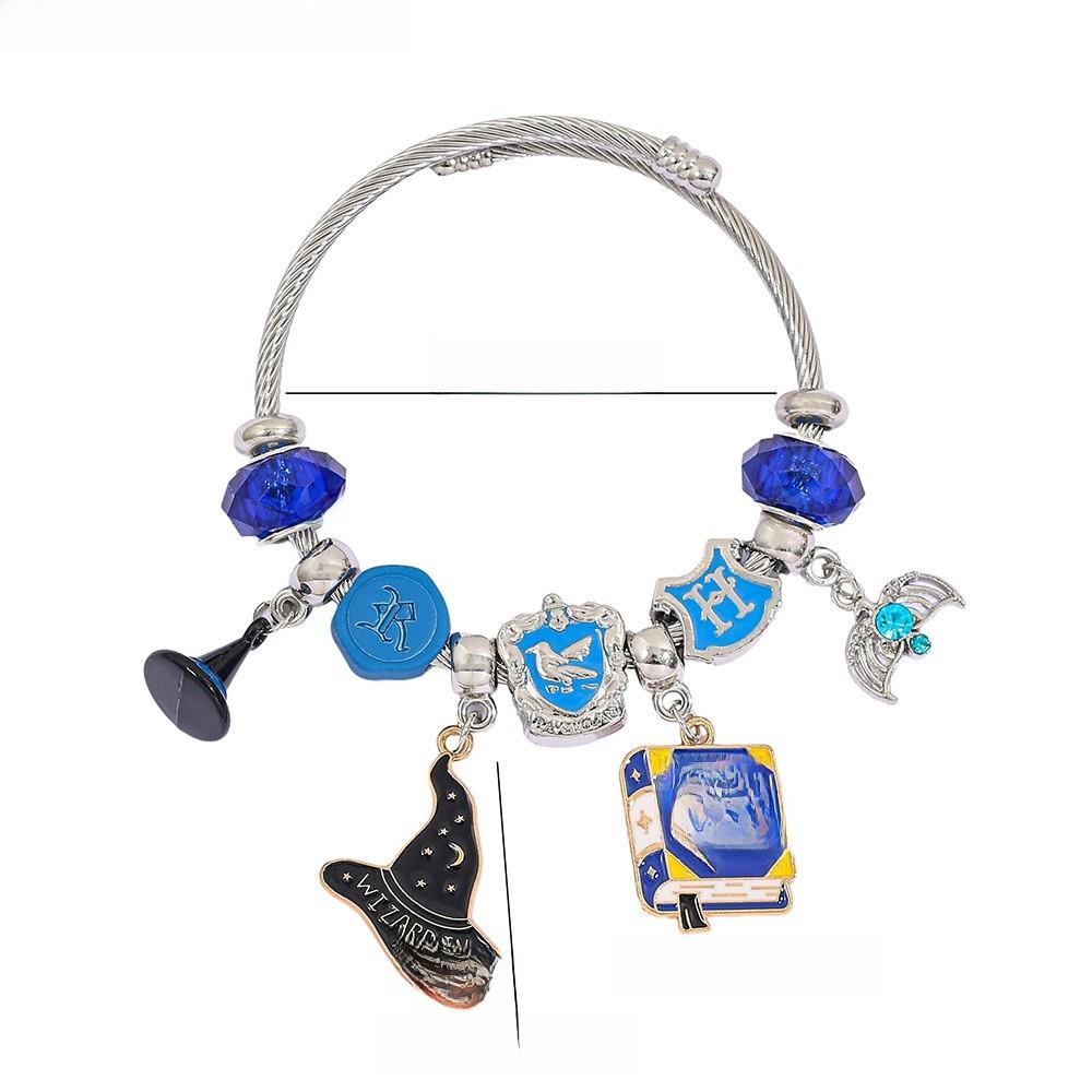 Braccialetto Charm Edizione da Collezione Harry Potter Con Ciondolo in Lega di Zinco Per Regalo