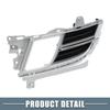 ABSOPRO Front Left and Right Side Fog Light Grille Cover Part Number Compatible with Mazda Silver 1 Pair Trim, GS3M50C10J, 6, 2009-2010, Tone,
