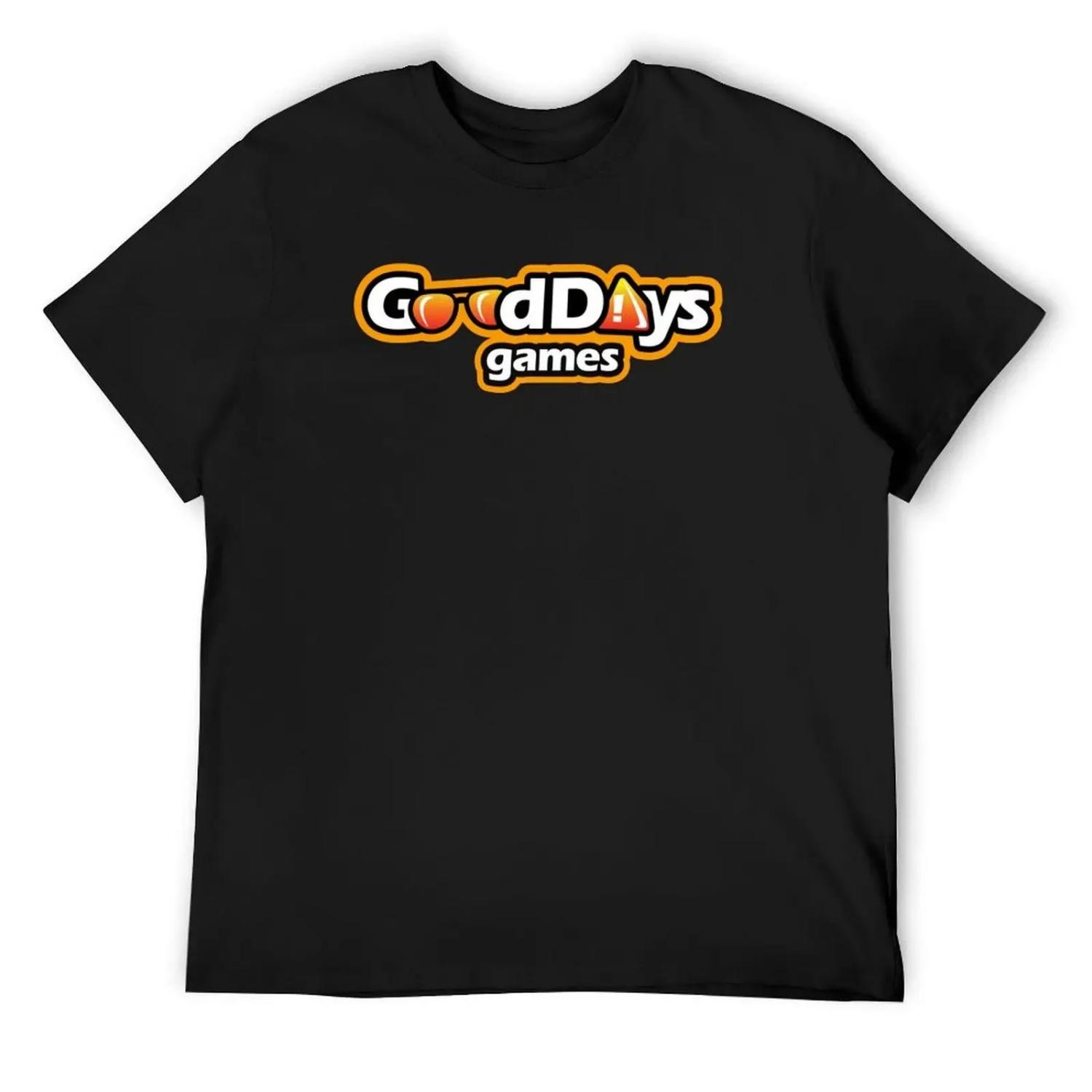 gooddays games logo T-Shirt anime shirt anime t shirts man t shirt aesthetic clothes t shirts men S