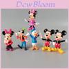Disney Mickey Huis Minnie Figuur Poppen Speelgoed Taart Decoratie Set Van 6 Perfect Cadeau Voor Kinderen