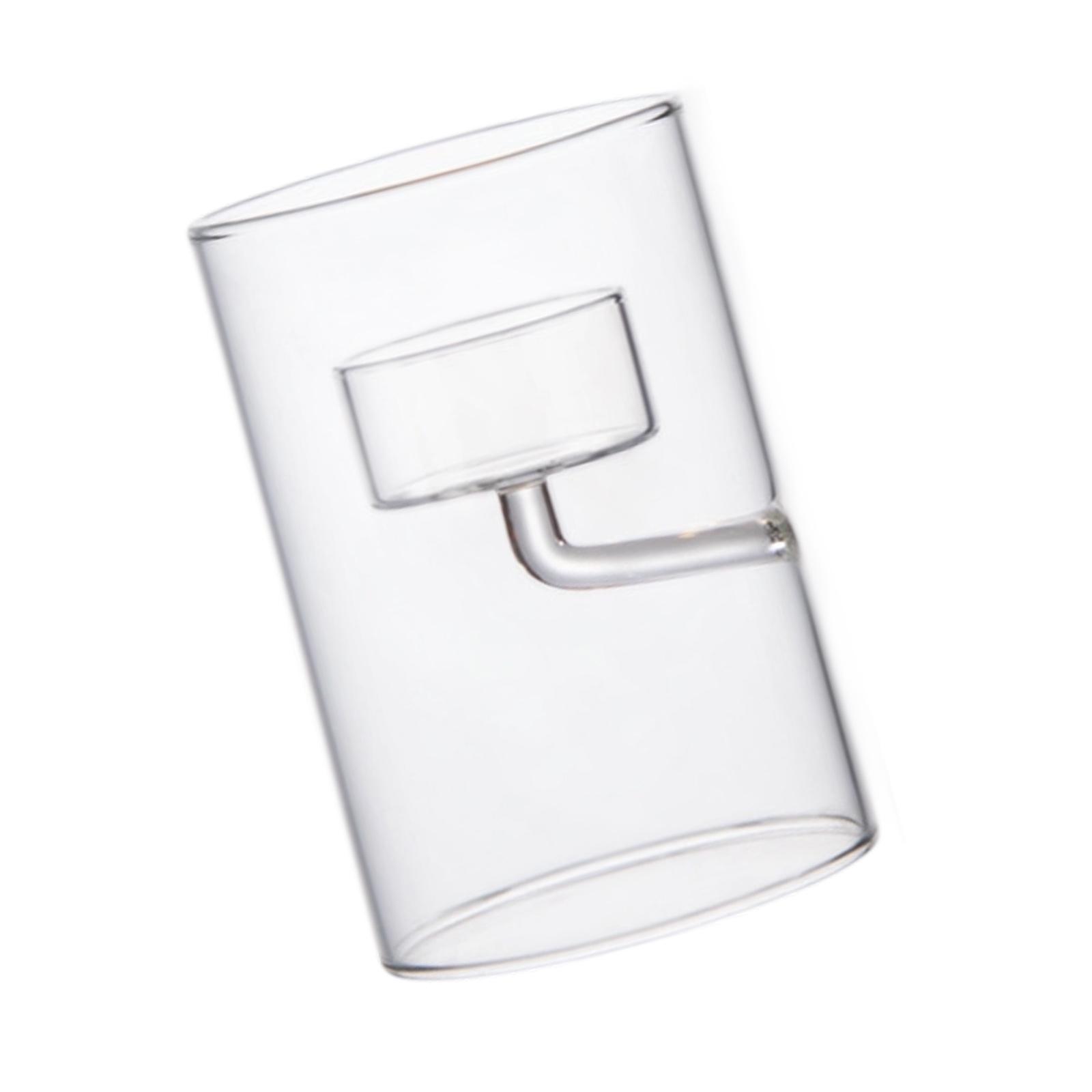 

Стеклянный подсвечник-цилиндр, подставка для чайной свечи с ветрозащитной конструкцией для свадебных центральных элементов, домашнего декора, настольного искусства 1 прозрачный