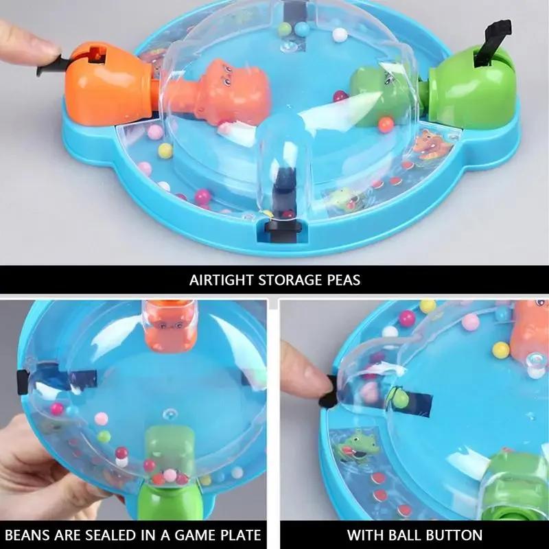 New Hippo Frog Bean Eating Table Game Multi Player Interactive Board Game Children's Early Education Puzzle Toy