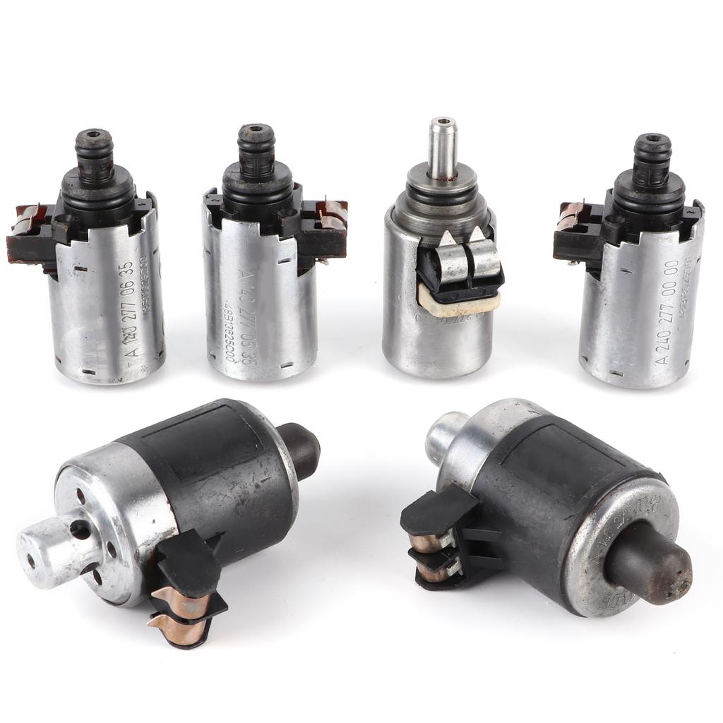 6dílná sada solenoidových ventilů převodovky vhodné pro MERCEDES BENZ S500 1994 2006 722.6