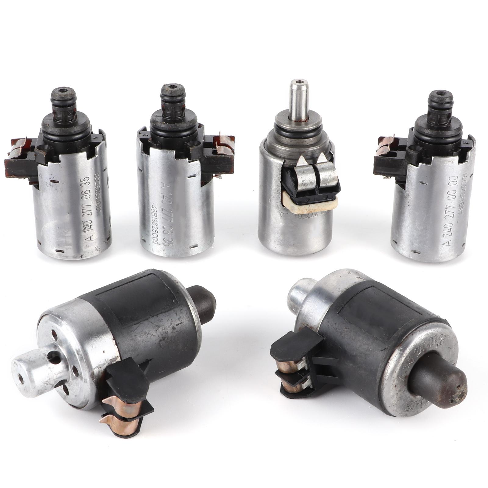 

6PcsSet Коробка передач електромагнітний клапан, придатний для MERCEDES-BENZ S500 1994 2006 722.6