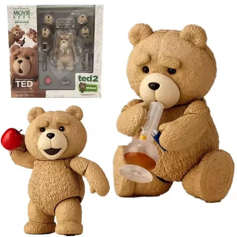 Ted2 Figure Bjd Ted Teddy Bear Action Figure AMAZING YAMAGUCHI Revoltech No.006 Teddy Brick Figure Gk Movie Model Doll Toy Gift