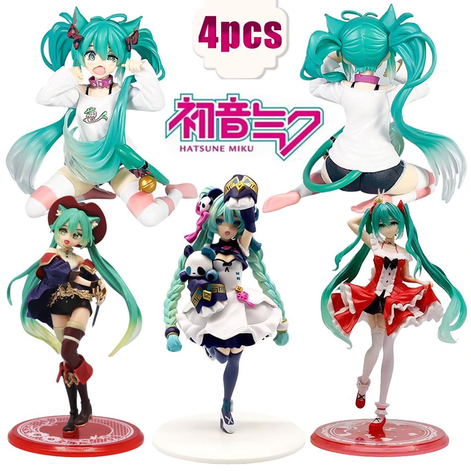 Hatsune Miku Animation Anime Beautiful Girl Handmade Devil Hatsune Miku Cat Ear Hatsune Miku Cute Handmade Pvc Model Decor Itemations