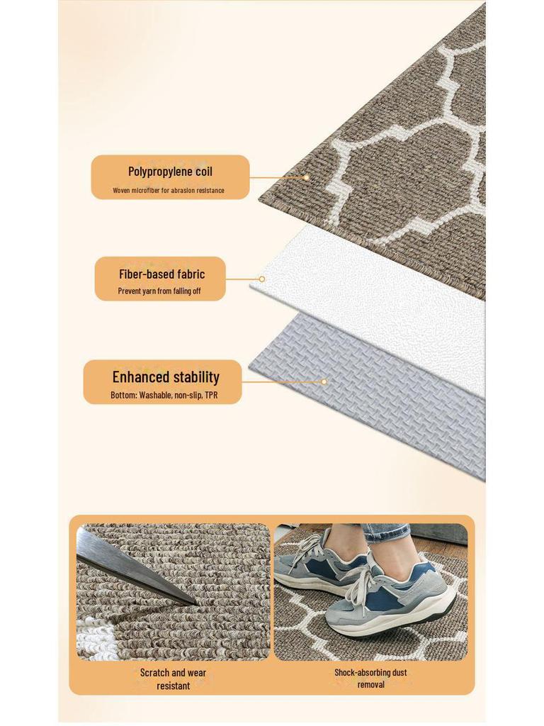 Thick Non-Slip Dust-Proof Entryway Mat for Home, Porch, Living Room, or Kitchen