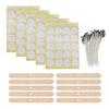 DIY 100Pcs Candle Making Kit 15cm Candle Wicks100Pcs Double Sided Wicks Stickers10Pcs Wood Wicks