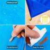 Waterproof and sand-proof beach mat, suitable for 3 adults - Outdoor picnic mat, suitable for travel, camping and hiking.