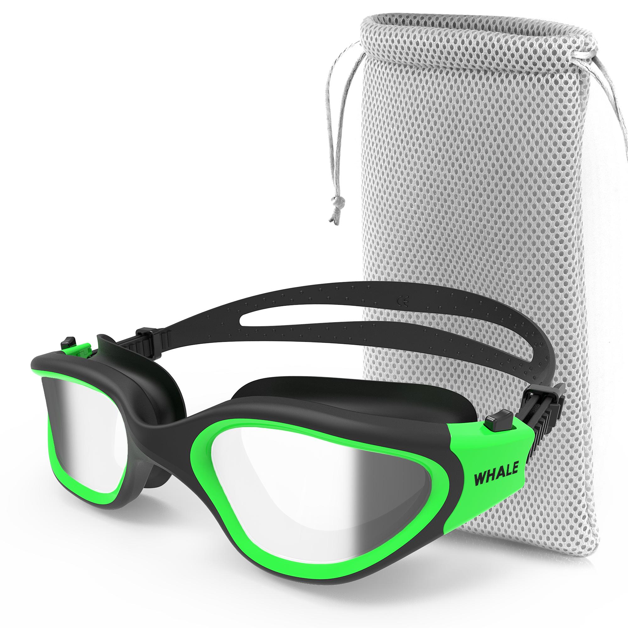 

Взрослые противотуманные линзы с защитой от ультрафиолета для мужчин и женщин, водонепроницаемые регулируемые силиконовые очки для плавания для взрослых с сумкой