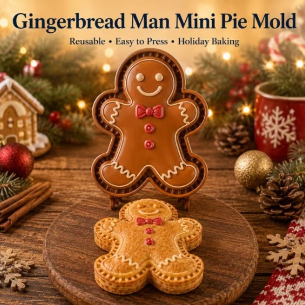 Plastic Pie Mold Collection Sled Bell Penguin Holiday Cookie Molds Mini Pie Molds Holiday Baking