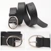 New Fashion Versatile Oval Pin Buckle Women's Belt Simple Style High-end Wide Belt Women's Decorative Jeans Belt