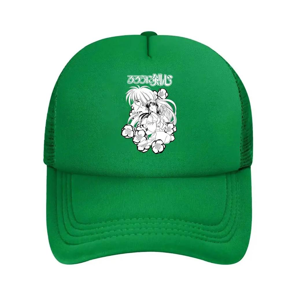 Anime Flowers Artistic - Inspired, Manga Character Design Mesh Baseball Cap