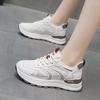 2025 new mesh dad shoes women's spring breathable non-slip sports casual shoes lightweight versatile soft-soled white shoes
