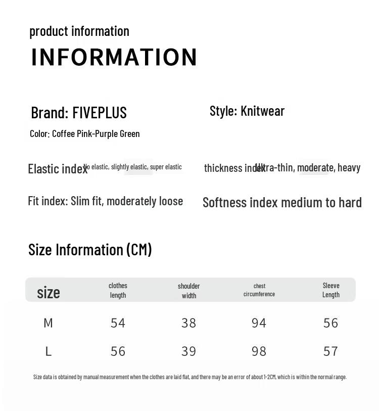 FivePlus Chic Knitted Wool Cardigan