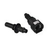 Fuel Line Hose Connector Pipe Connector 9.89-ID8 Straight Pipe Connector Set Parts Quick Release 9.89mm ID8 Quick Connect
