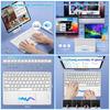 Universelle Touch-Tastatur für iPad Air 13 11 M3 11. Gen Tablet-Tastatur für Samsung Galaxy Tab S10 Ultra Bluetooth-Tastatur