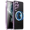 Samsung Galaxy S23 Ultra Camera Protection Case, CamShield MagSafe, Clear/Purple