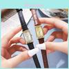 Gedi Womens Leather Watch With Quartz Movement For Elegant Vintage Style