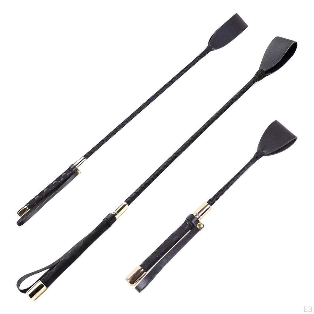 Elegant Leather Riding Crop for Role-Playing And Training