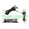 Keychain - Key Smart - Black Aluminum - Organized Storage - Quick Attachment - Unisex